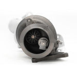 A back view of Pure Turbos Turbo Upgrade NEW Pure550 for Mercedes Benz CLA45 / GLA45 / A45 (M133) 2013-2019 with white background