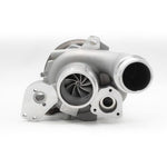 A front view of Pure Turbos Turbo Upgrade Pure650 for Mercedes Benz (CLA45/GLA45/A45) M133 2013-2019 with white background