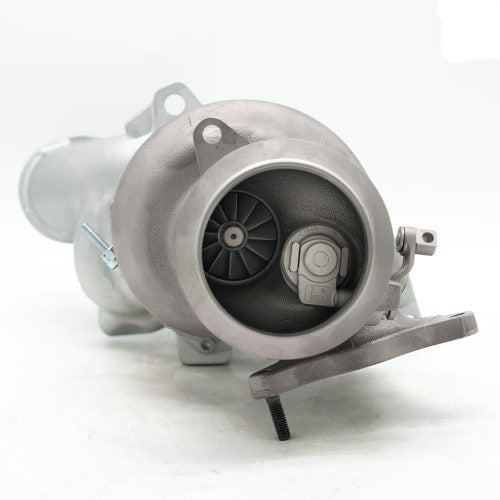 A back view of Pure Turbos Turbo Upgrade Pure550 for Mercedes Benz CLA45 / GLA45 / A45 (M133) 2013-2019 with white background