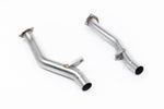 Milltek Sport straight exhaust pipe sections for 2010-2014 Porsche Cayenne 958 Turbo 4.8 V8, product photo