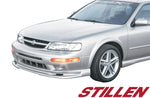 wide view of Stillen Front Lip Spoiler for Nissan Maxima 1997-1999 fitted inside a car