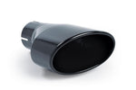 Close-up of black oval Milltek Sport exhaust tips for the 2015-2018 Audi TT Mk3 TTS 2.0TFSI Quattro (photo 2)