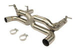 Fabspeed Ferrari F8 Tributo titanium X-pipe with clamps