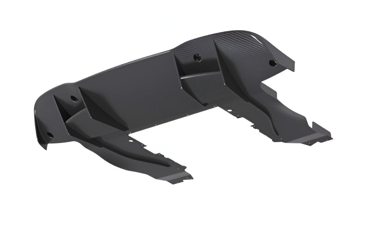 720S rear diffuser, studio render