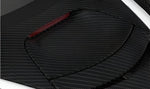 Carbon rear engine hatch on a McLaren 720S, close-up