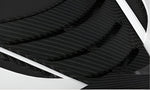 Carbon rear engine vent on a white McLaren 720S, close-up