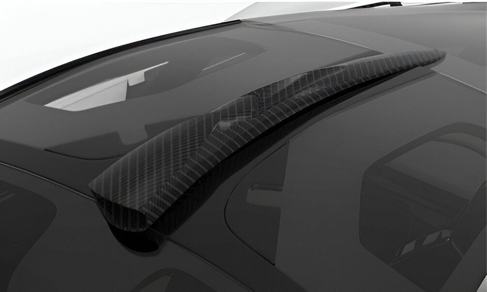 Carbon roof scoop on a McLaren 720S roof, close-up