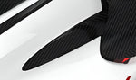 Carbon under-wing scoop on a white McLaren 720S