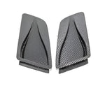 Pair of Porsche GT3 RS carbon hood vents, studio render