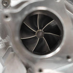 A close up view of Pure Turbos Turbo Upgrade Pure900 for Porsche Cayenne / Panamera (4.0L) 2017-2025 with white background