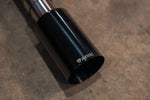 Valvetronic Designs Blackbear exhaust gloss black 4-inch angle-cut tip with laser-etched logo for Ram 1500 5.7 HEMI - AutoTalent