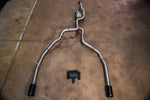 Valvetronic Designs Blackbear valved cat-back exhaust complete T304 system with black tips and wireless valve controller for 2019-2024 Ram 1500 5.7 HEMI - AutoTalent