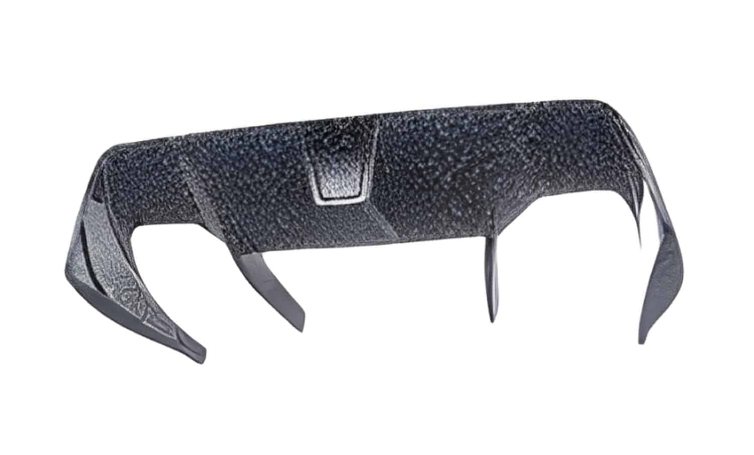 Forged carbon Ferrari 812 rear center diffuser, studio render
