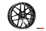 Black RennTech Sport I mesh wheel from the front - Sport II 20-inch Wheels for the 2008-2021 C 63 AMG Sedan