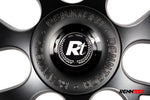 Black RennTech Sport II wheel center close up - Sport II 20-inch Wheels for the 2008-2021 C 63 AMG Sedan