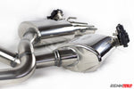 C205 valved mufflers from the inlet side - Valved Sport Mufflers for the 2017-2023 C 63 / C 63 S AMG Coupe