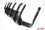 Carbon rear diffuser fins at an angle - Carbon Fiber Rear Diffuser for the 2010-2013 E-Class Sedan