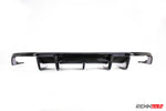 Carbon rear diffuser laid flat from above - Carbon Fiber Rear Diffuser for the 2010-2013 E-Class Sedan