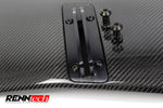 X290 wing bracket mounted on the carbon base - Carbon Fiber Rear Wing for the 2019-2026 AMG GT 4-Door Coupe