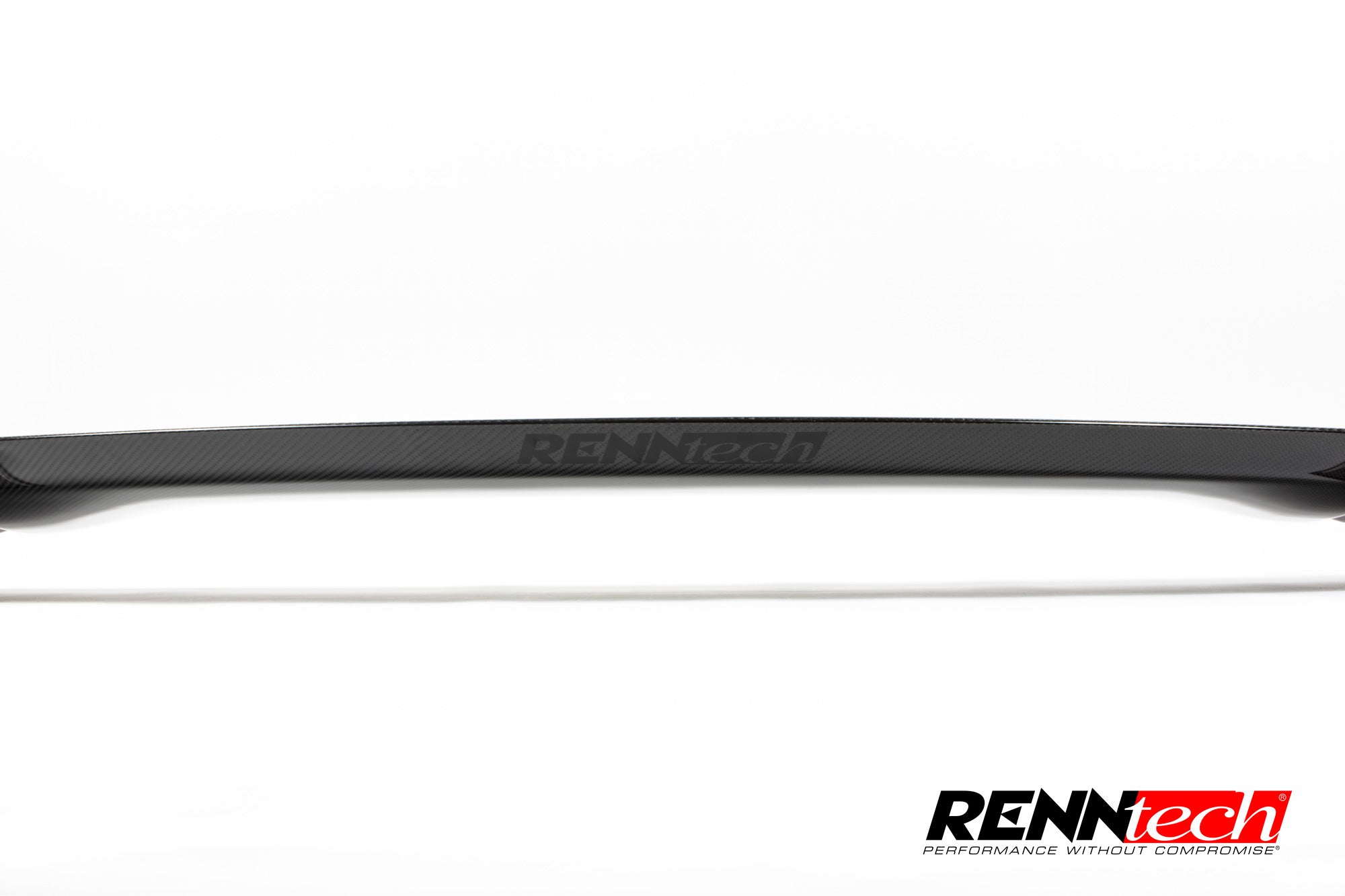 X290 carbon wing from straight on - Carbon Fiber Rear Wing for the 2019-2026 AMG GT 4-Door Coupe