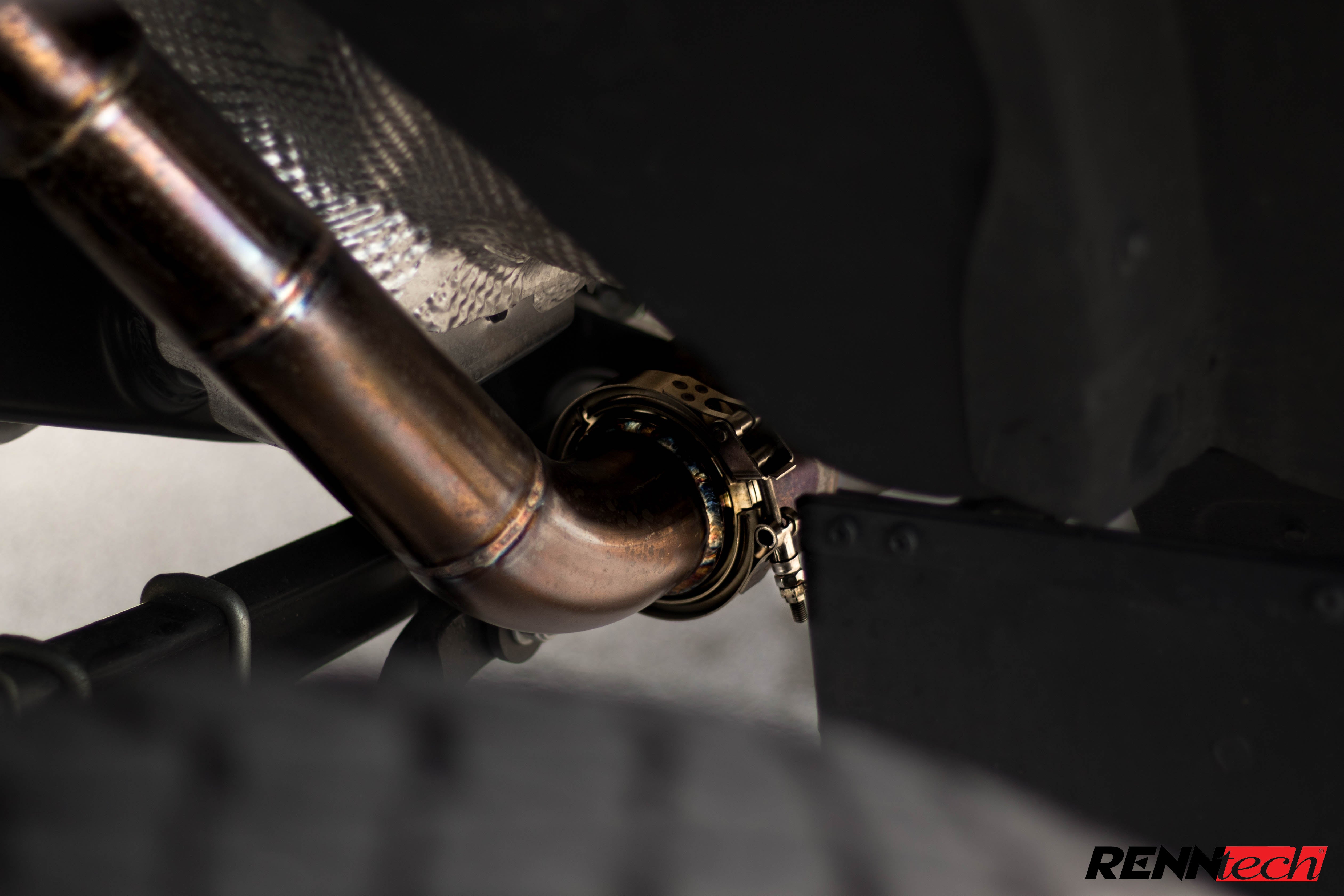 G 550 downpipes installed on the car - Downpipes for the 2016-2018 G 550