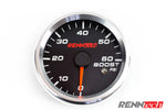A front view of RENNtech Boost Gauge Mercedes-Benz CLA45 AMG 2014-2016 with white background