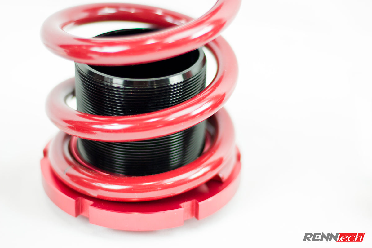 SLS coil-over spring and adjuster close up - Coilover Suspension for the 2019-2026 GT 53 AMG 4-Door Coupe
