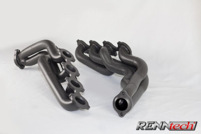Long tube header pair from the side - R3 Performance Package for the 2005-2011 G 55 AMG Kompressor