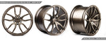 RPS 10.2 wheels in bronze finish from three angles - RPS 10.2 Forged 20-inch Wheels for the 2008-2014 C 63 AMG Sedan