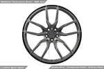 RennTech RPS 10.2 forged wheel in grey from the front, view 2 - RPS 10.2 Forged 20/21-inch Wheels for the 2013-2020 SL-Class