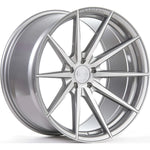 A front view of Rohana Wheels RFX1 Brushed Titanium (Cross Forged) 20x12 5x114 22mm with white background