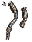 Active Autowerke S55 AFlow Catted Downpipes for BMW F80 M3 F82 M4 F87 M2 Competition