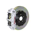 Wrangler JK Brembo GT 6-piston front kit, silver caliper, type 1 slotted 2-piece disc