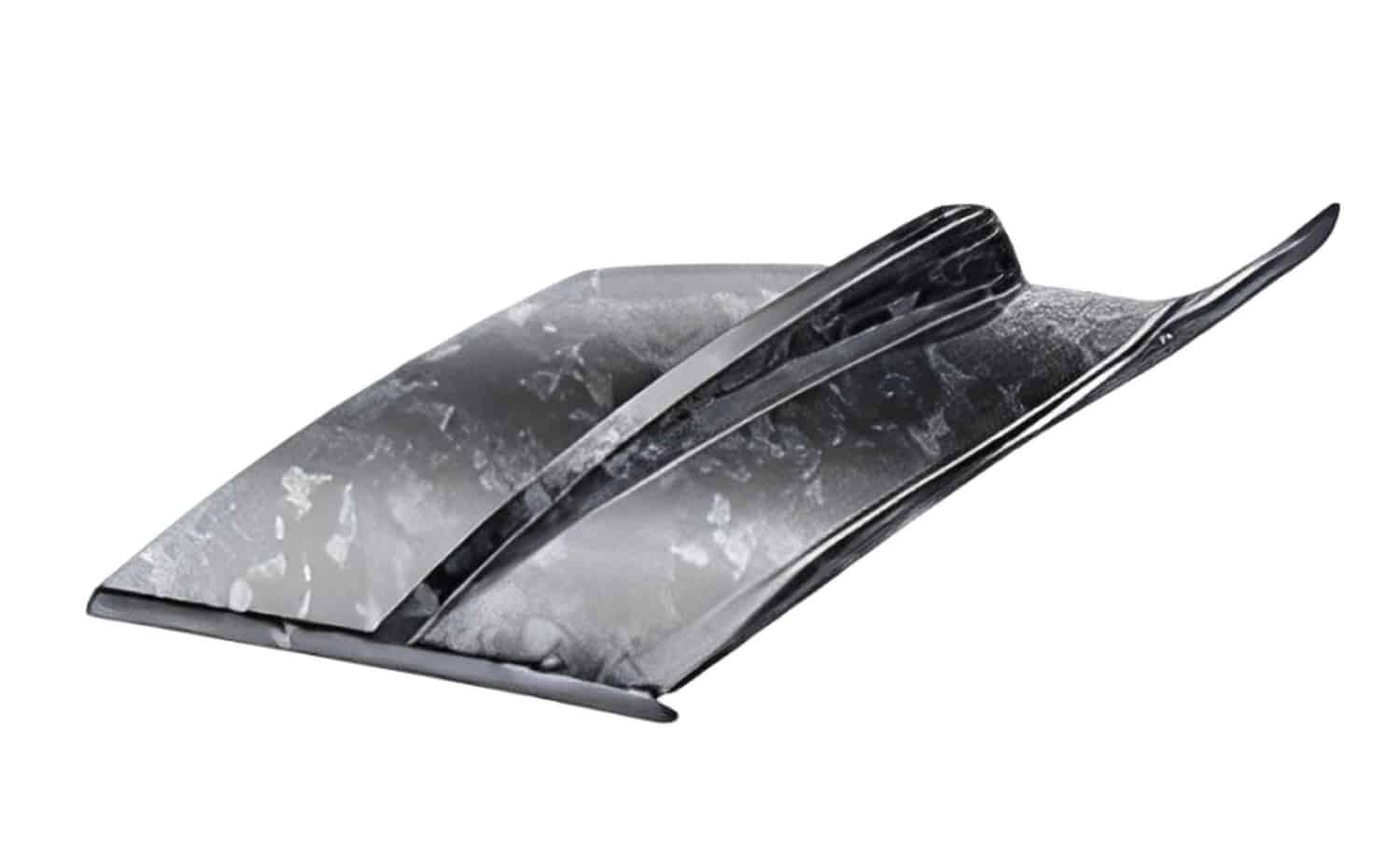 Forged carbon Ferrari 488 side intake vent, studio render