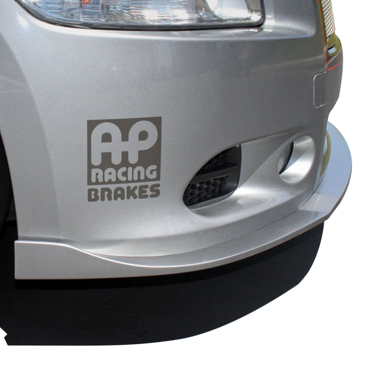 close view of Stillen Front Bumper Splitter for Nissan Maxima 2009-2015 fitted inside a car