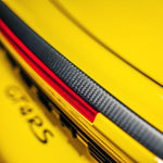SilverRocket Dry Carbon Fiber Rear Ducktail Gurney Flap | Porsche GT4 RS