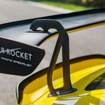 SilverRocket Dry Carbon 3" Wing Risers | Porsche GT4 RS
