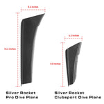 SilverRocket Dry Carbon Fiber Clubsport Dive Planes | Porsche 981/718/991/992