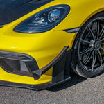 SilverRocket Dry Carbon Fiber Pro Dive Planes | Porsche 718 GT4 RS