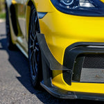 SilverRocket Dry Carbon Fiber Pro Dive Planes | Porsche 718 GT4 RS