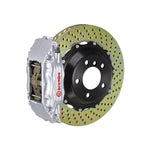 E90 3 Series Brembo GT 4-piston front kit, silver caliper, 355mm drilled 2-piece disc