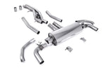 Milltek Sport exhaust system parts for 2021-2024 Audi SQ7 4.0 V8 TT (part SSXAU1027): pipework, silencers and polished silver tailpipe tips