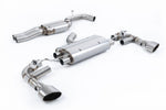 Milltek 80mm Resonated Cat-Back Exhaust Systems with Oval Tips for Audi TT RS Mk3 quattro (OPF/GPF Models) 2019+