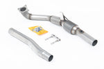 Milltek Cast Downpipe with HJS High Flow Sports Cat Audi TTS Mk2 quattro 2008-2014