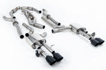Milltek Resonated Cat-Back Exhaust System with GT-115 Tips for Audi S8 D5 Saloon / Sedan 2020+ | Long Wheel Base