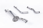 Milltek Cat-Back Exhaust System with 100mm JET Trim for Audi TT 150 / 180 2WD Coupe & Roadster 1998-2006