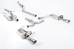 Milltek Resonated Cat-back Exhaust System w/ Dual Outlet Polished Trims Audi A4 B8 2.0 TFSI 2WD & Quattro 2008-2016