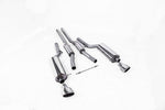Milltek Sport exhaust system parts for 2002-2004 Audi RS6 C5 V8 Bi-Turbo Saloon & Avant (part SSXAU354): pipework, silencers and polished silver tailpipe tips