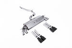 Milltek Non-Resonated Cat-Back Exhaust System w/ Quad GT Trims Audi S3 Saloon & Cabrio 2013-2020