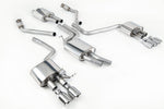 Milltek Sport exhaust system parts for 2013-2016 Audi SQ5 3.0 TFSI Supercharged (part SSXAU506): pipework, silencers and polished silver tailpipe tips